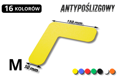 Znacznik podłogowy LD-50, 150x150mm, antypoślizgowy