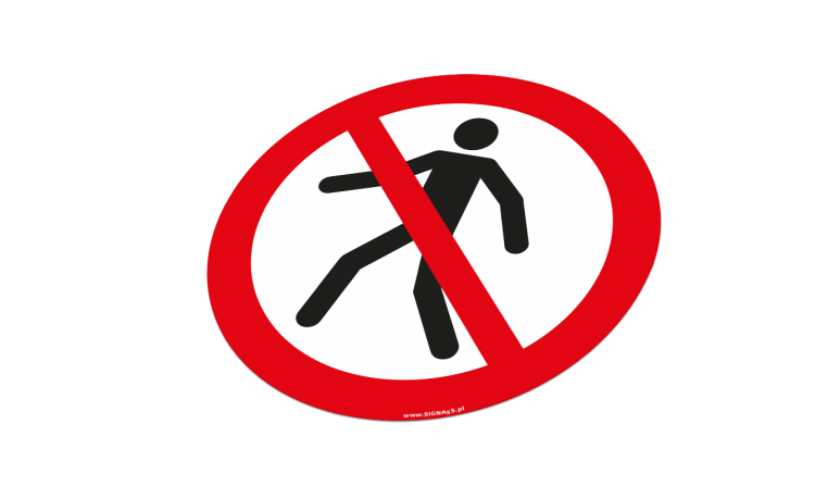 ZNZ02 Zakaz przejścia