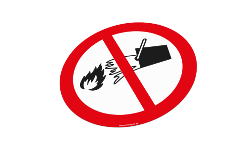 ZNZ36 Zakaz gaszenia wodą