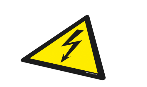 ZNO06 Ostrzeżenie przed porażeniem prądem elektrycznym