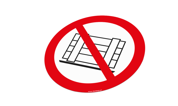 ZNZ18 Odstawianie lub składowanie wzbronione